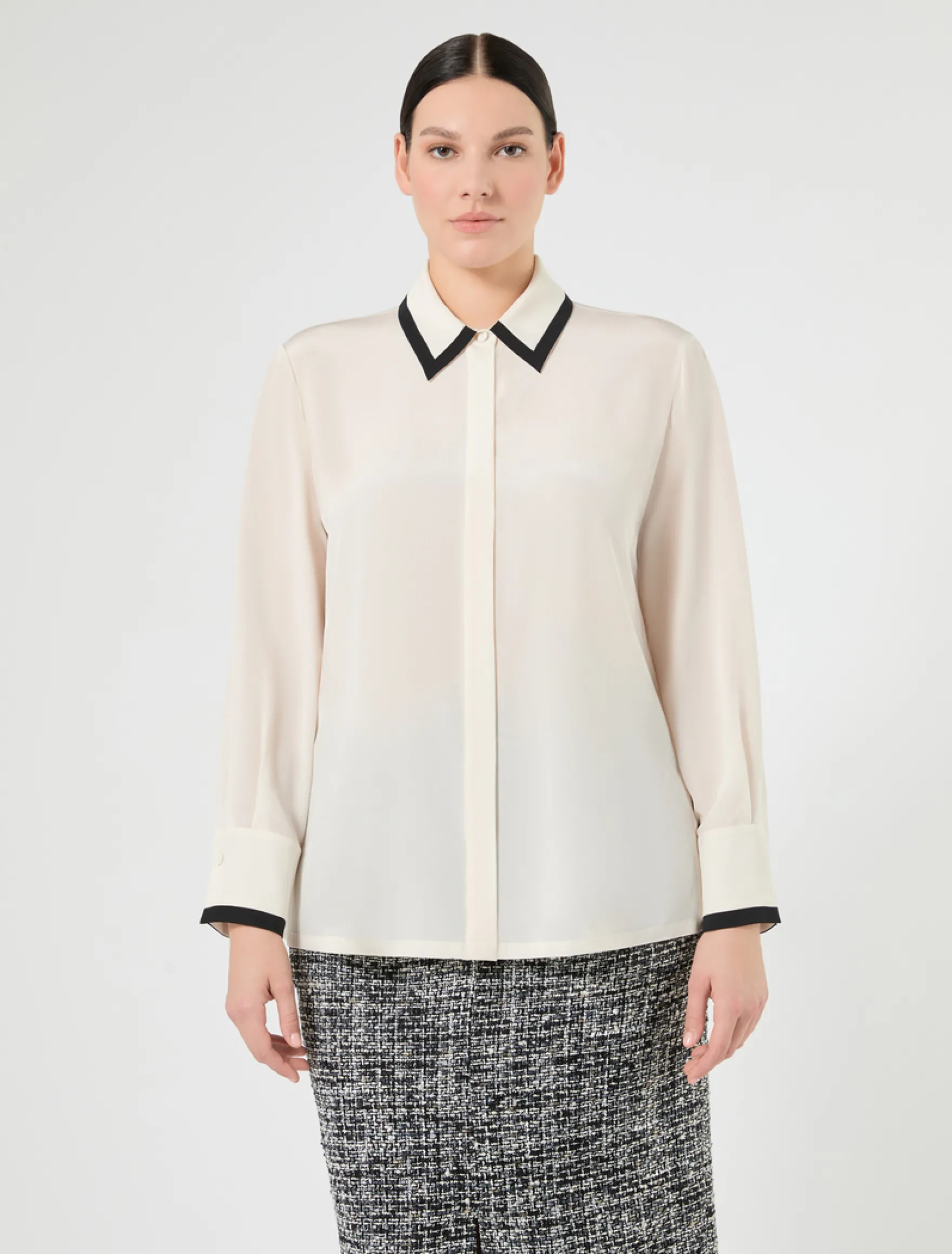Camicia in seta - GHIACCIO
