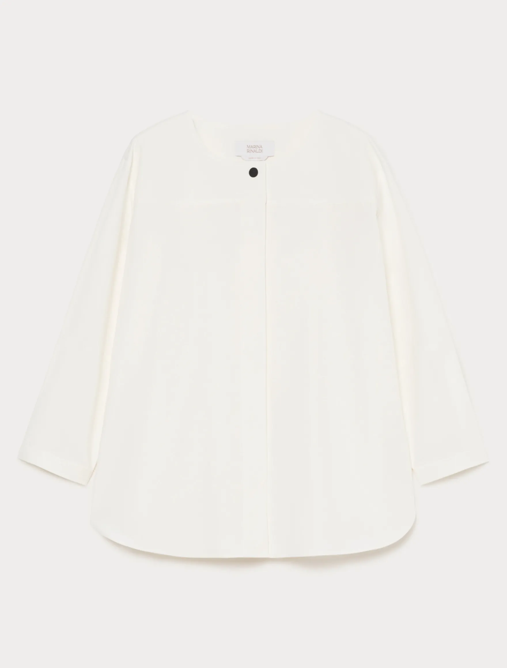 Camicia in tela di cotone - AVORIO