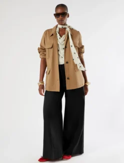 Camicia in voile di cotone e seta - BIANCO
