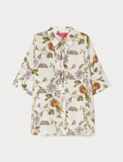 Camicia over in creponne - BIANCO
