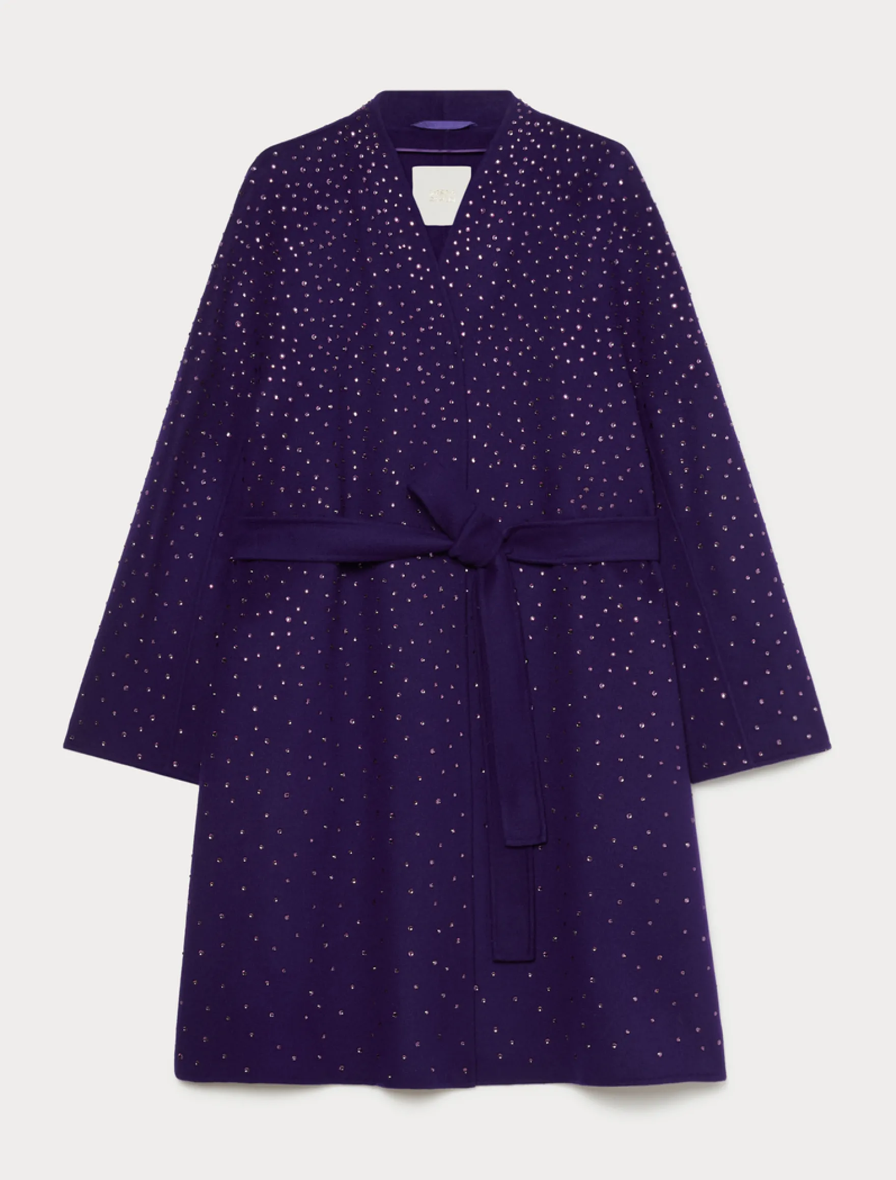 Cappotto double in lana e cachemire - VIOLA