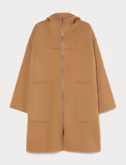Cappotto in double di lana e cachemire - BISCOTTO