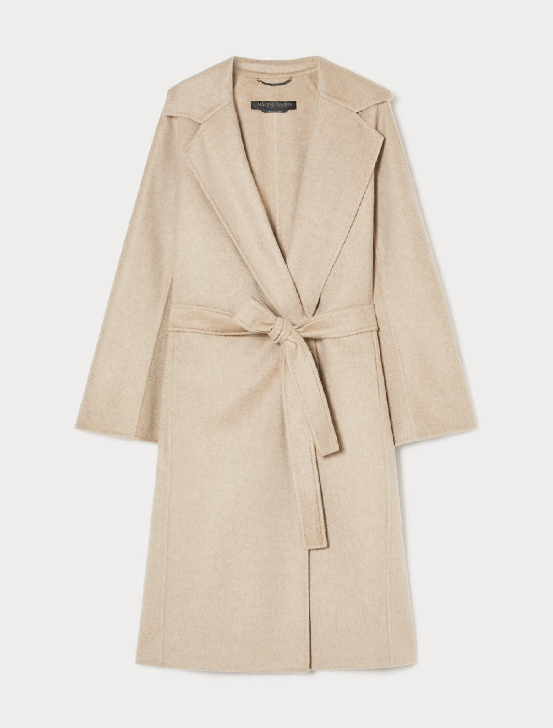 Cappotto in double di puro cachemire - NOCCIOLA