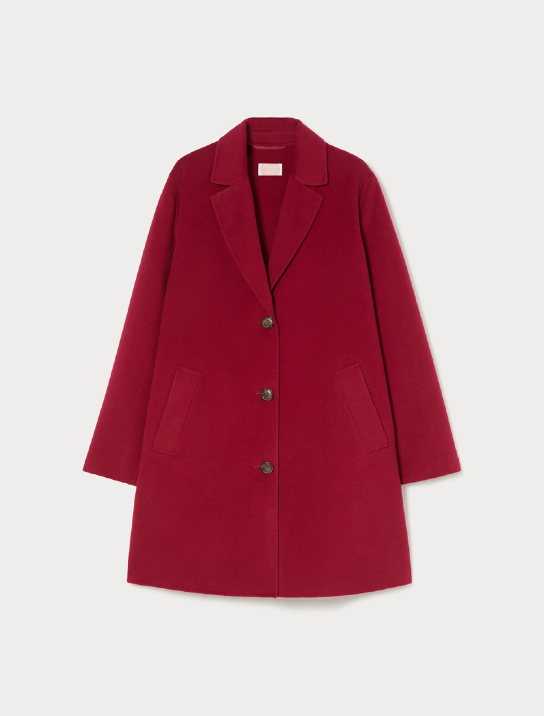 Cappotto in panno double - BORDEAUX