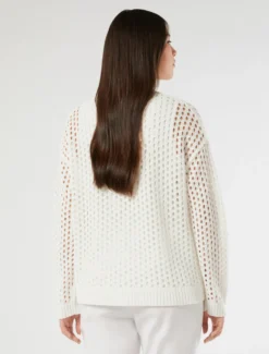 Cardigan corto in cotone - BIANCO