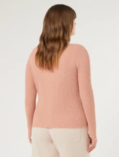 Cardigan e top in filato di viscosa - ROSA