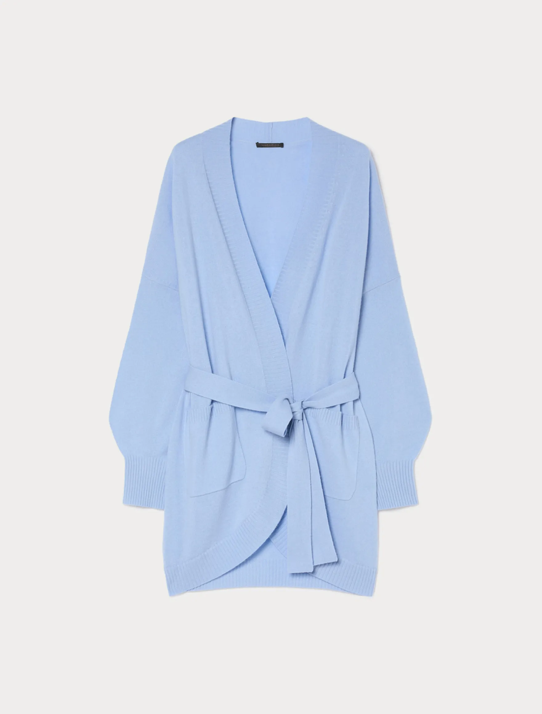 Cardigan in cachemire - AZZURRO
