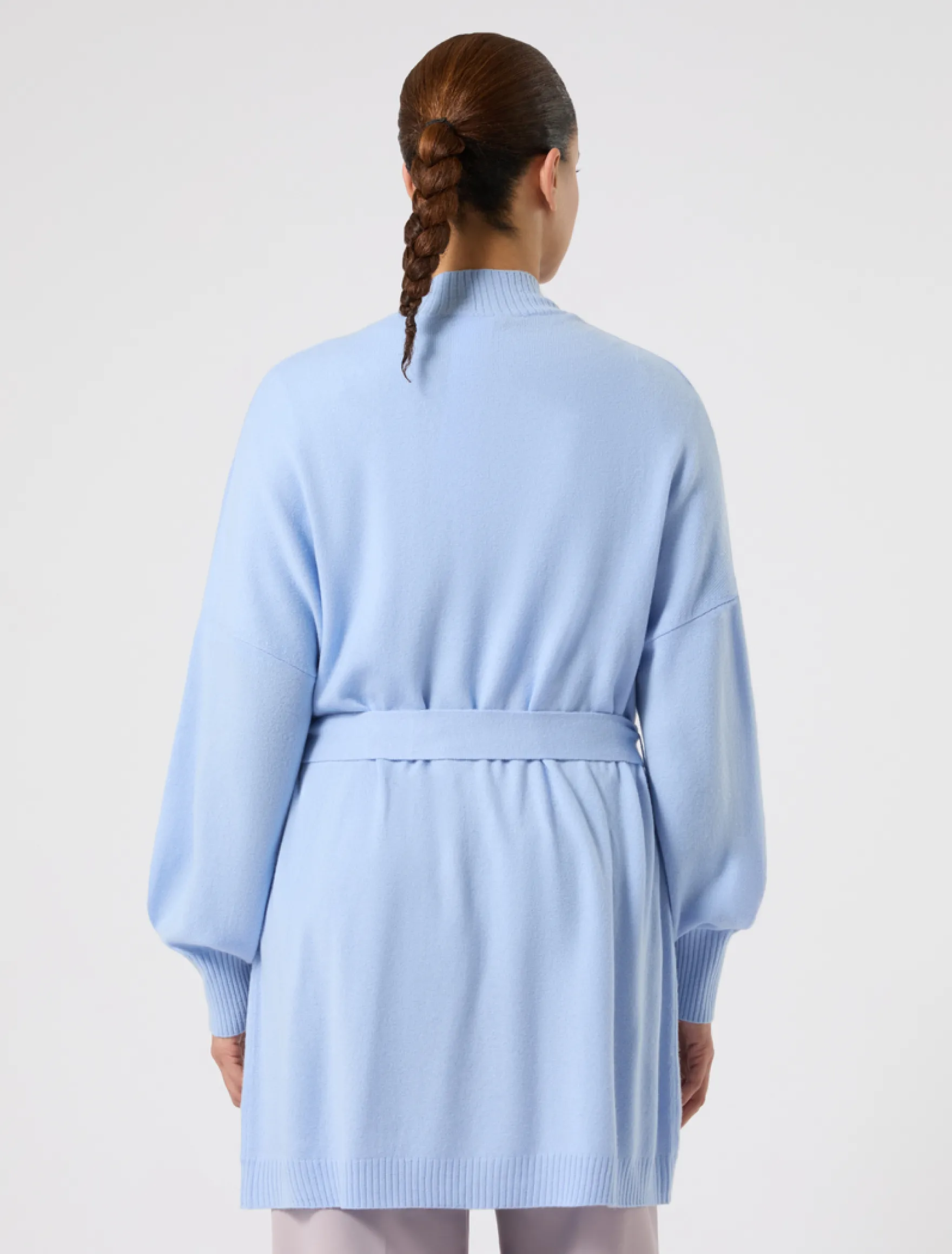 Cardigan in cachemire - AZZURRO