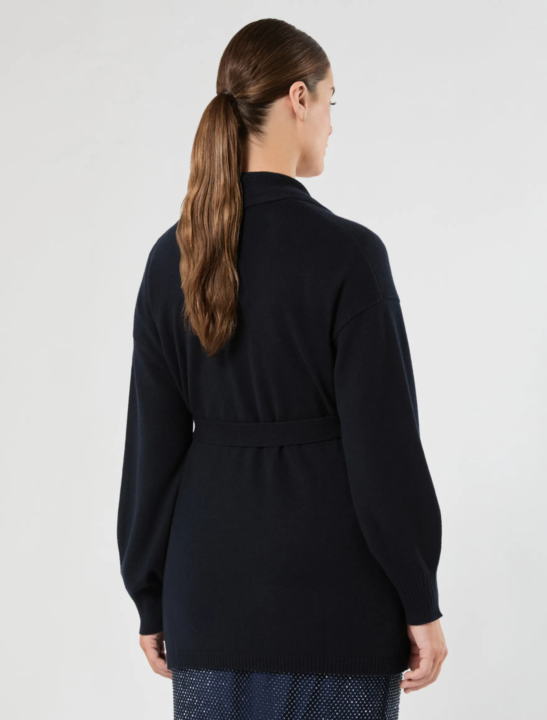 Cardigan in cachemire - BLU NOTTE
