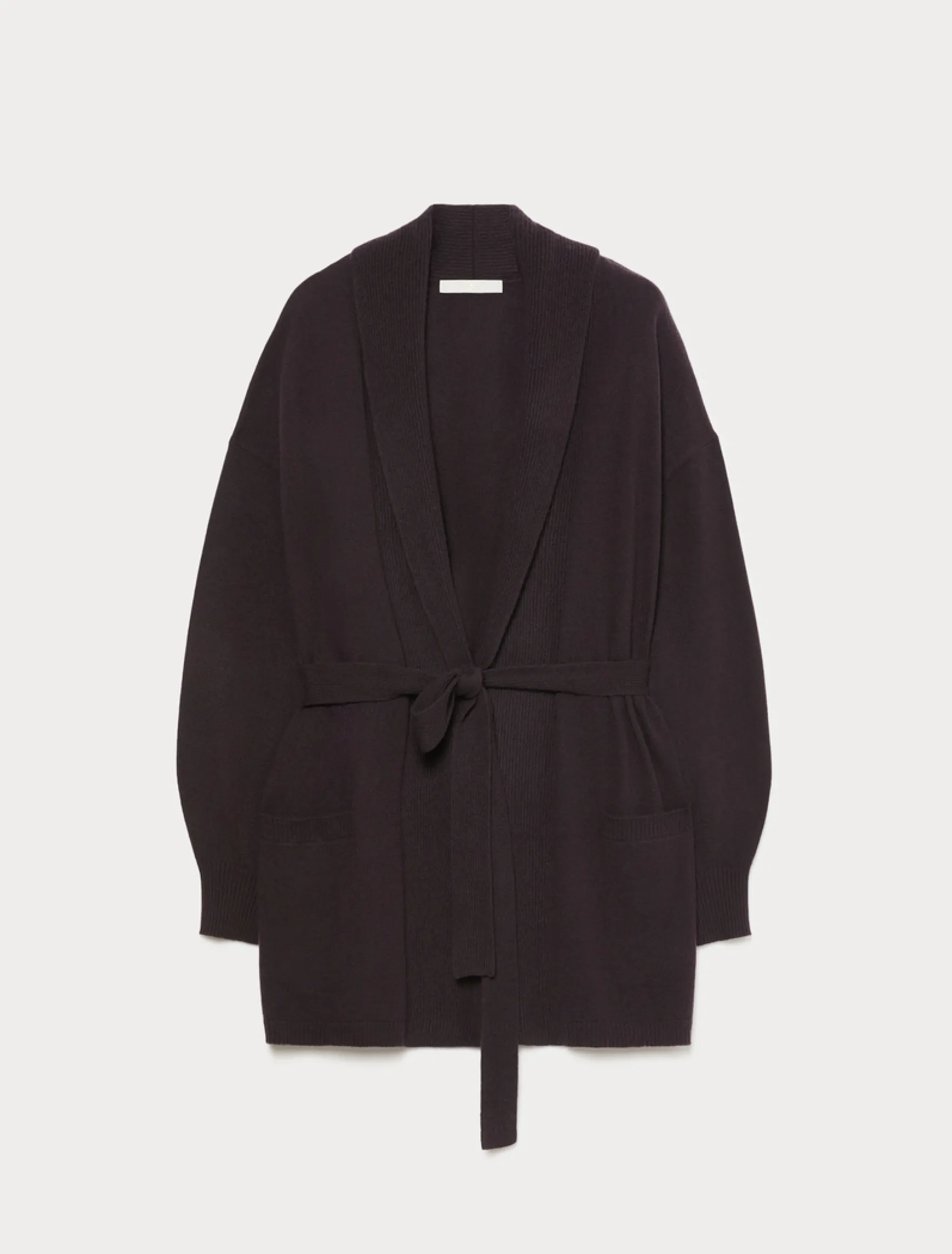 Cardigan in cachemire - MARRONE