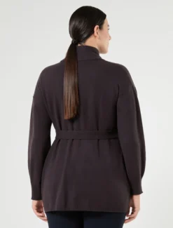 Cardigan in cachemire - MARRONE