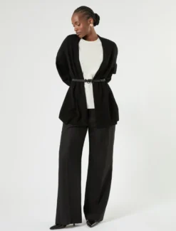 Cardigan in cachemire - NERO