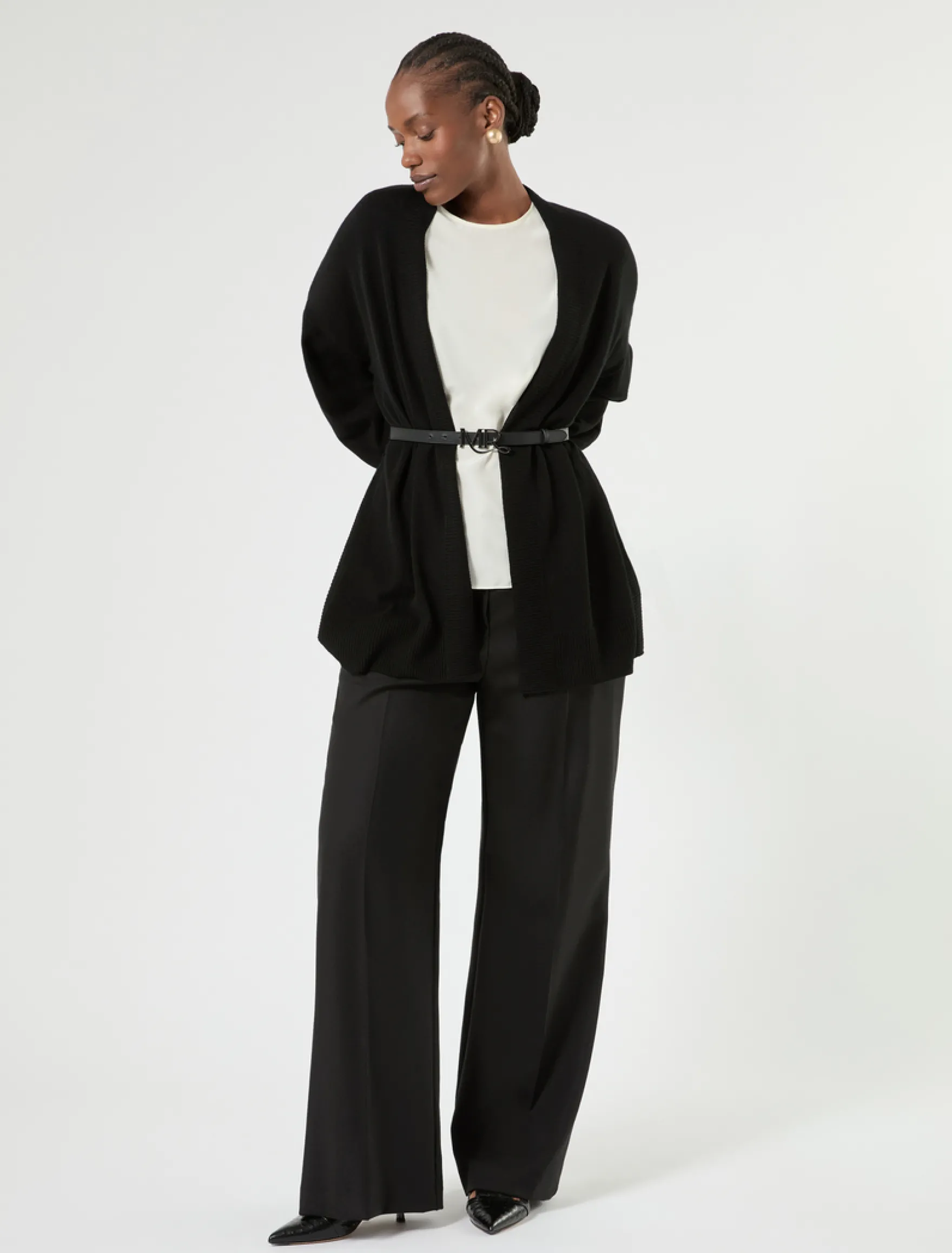 Cardigan in cachemire - NERO