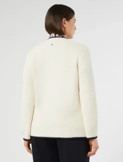 Cardigan in cotone - AVORIO