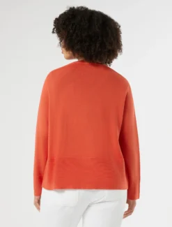 Cardigan in cotone - ROSSO