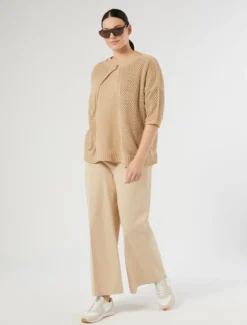 Cardigan in cotone - SABBIA