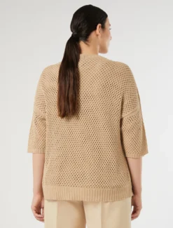 Cardigan in cotone - SABBIA