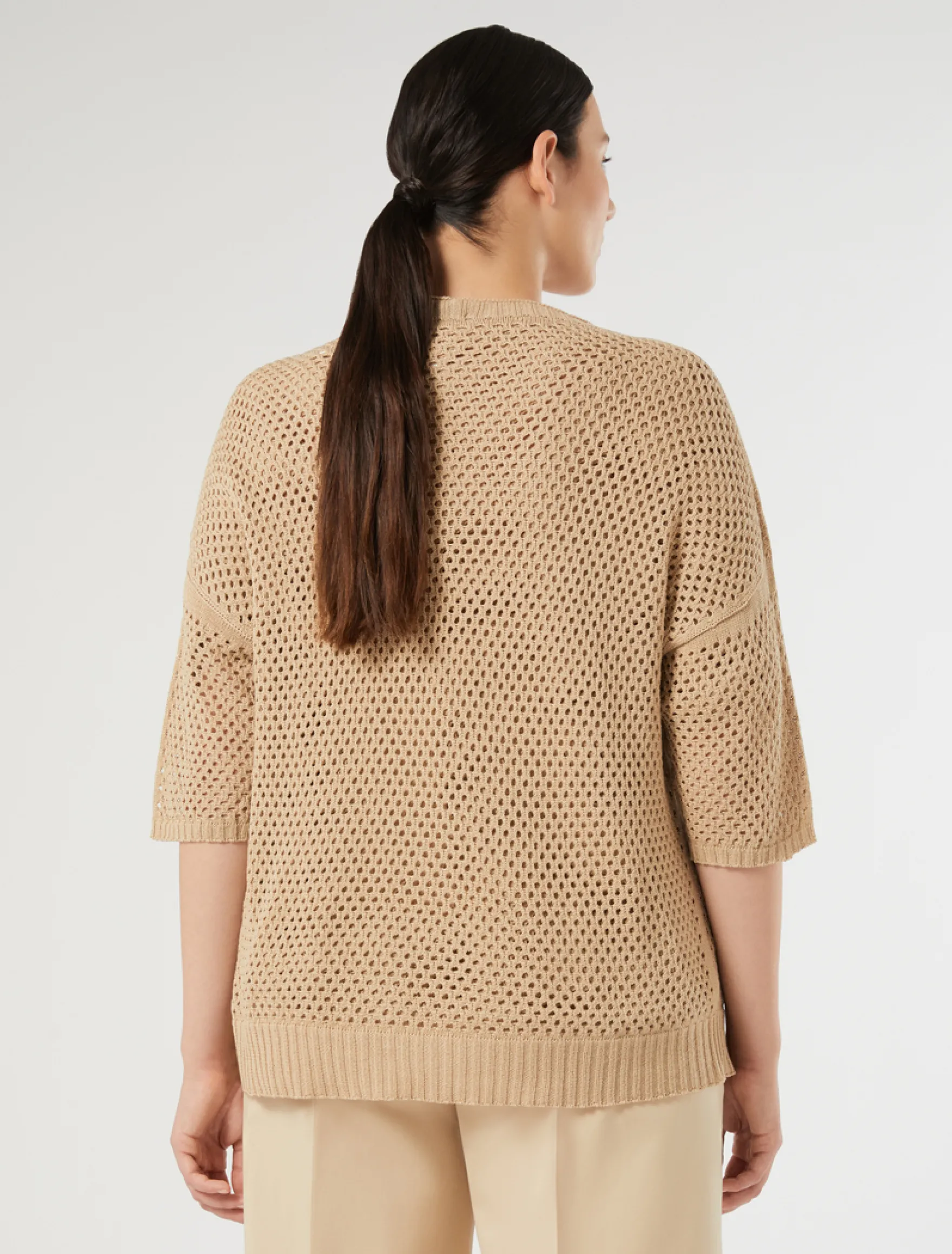 Cardigan in cotone - SABBIA