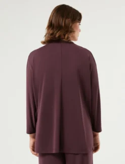 Cardigan in jersey interlock - PRUGNA