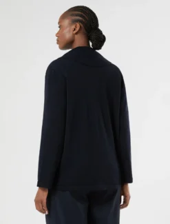 Cardigan in lana - BLU NOTTE