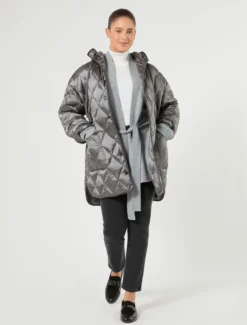 Cardigan in lana e cachemire - GRIGIO MEDIO