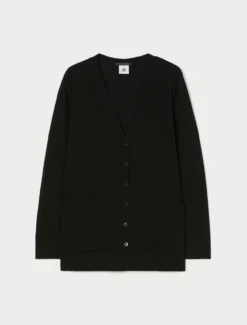 Cardigan in lana - NERO