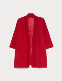 Cardigan in misto lino - CILIEGIA