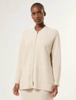 Cardigan in viscosa con tasche - CIPRIA