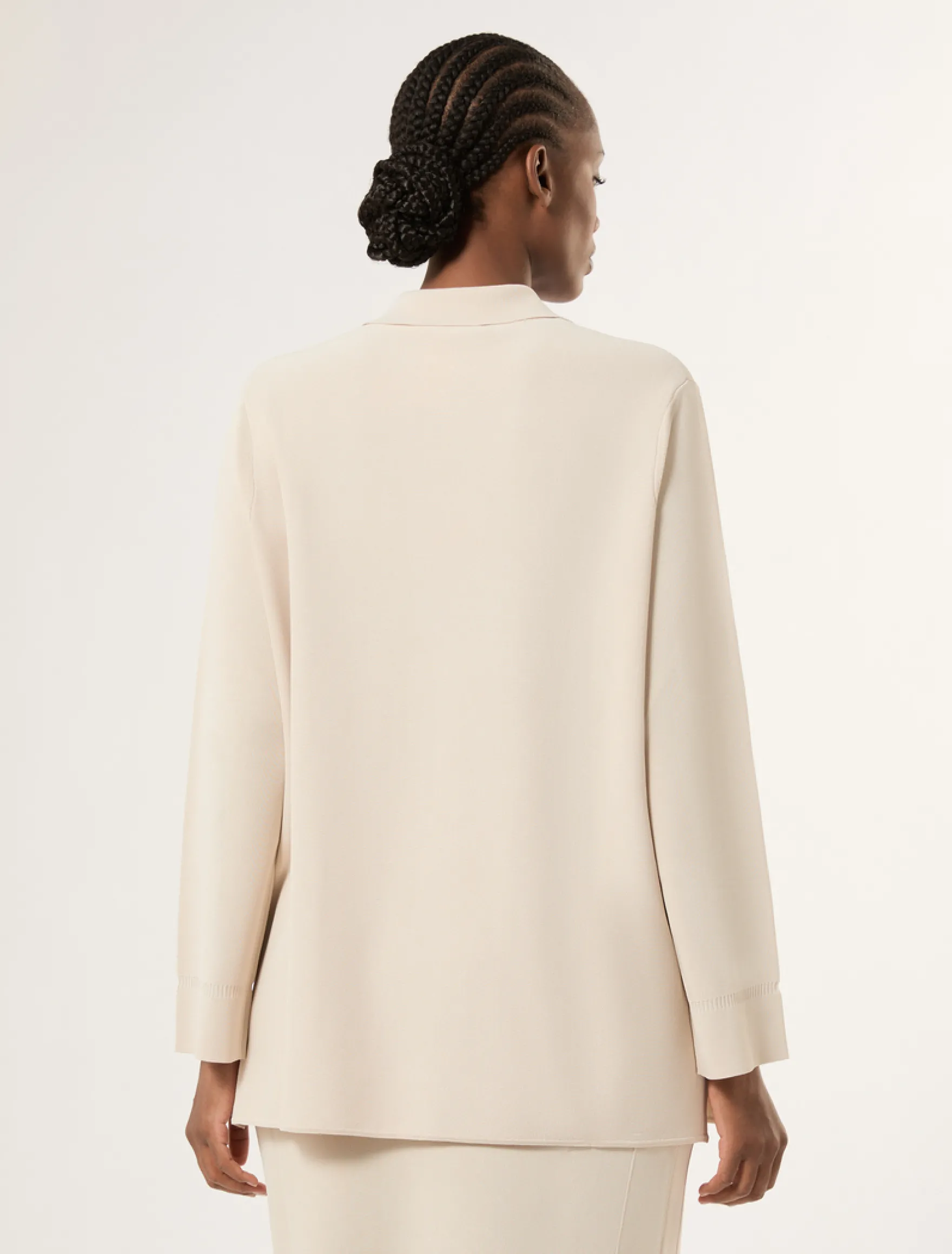 Cardigan in viscosa con tasche - CIPRIA