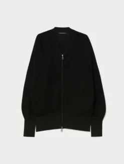 Cardigan in viscosa - NERO
