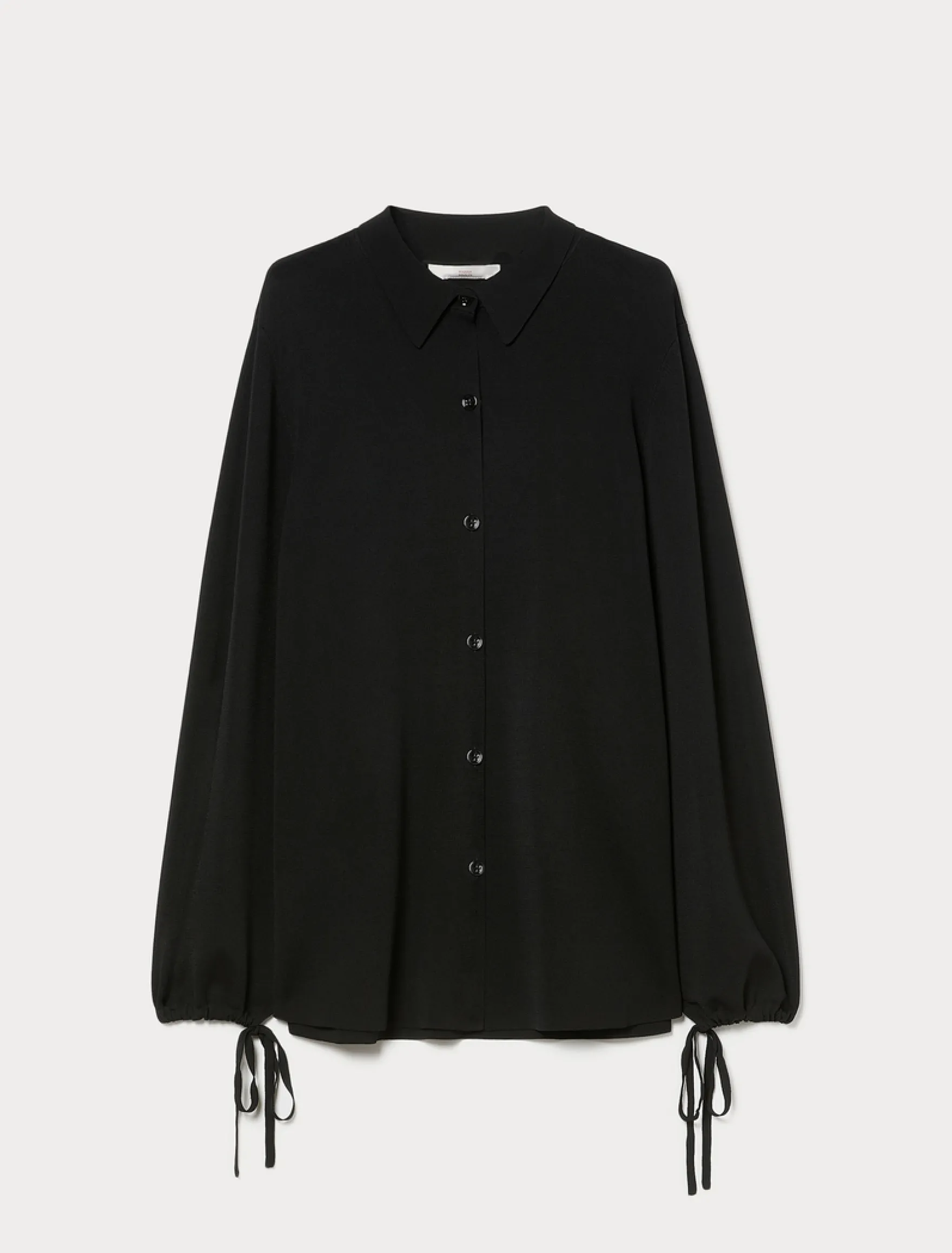 Cardigan in viscosa - NERO