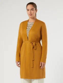 Cardigan lungo in seta e cachemire - OCRA