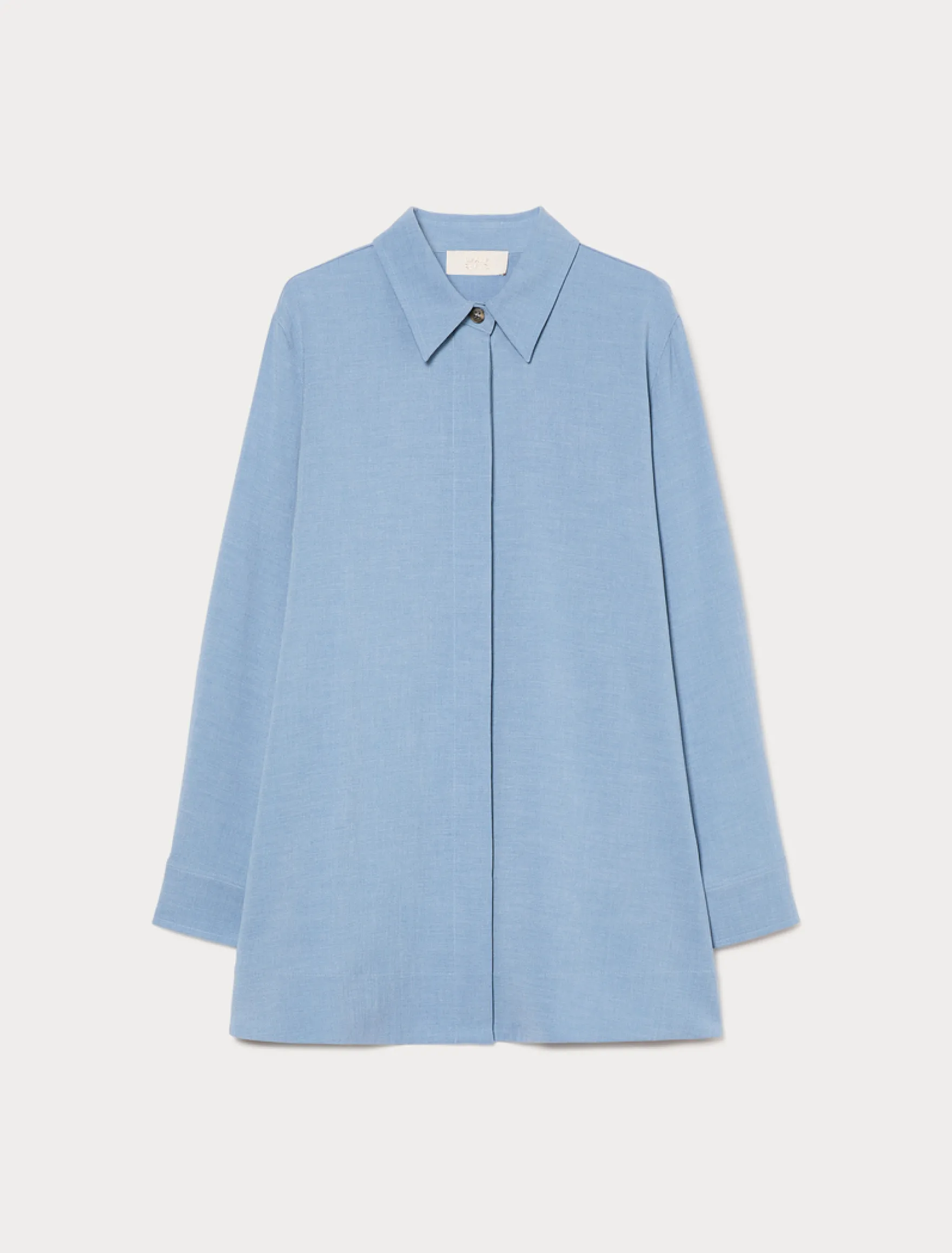Casacca in cady mélange - AZZURRO