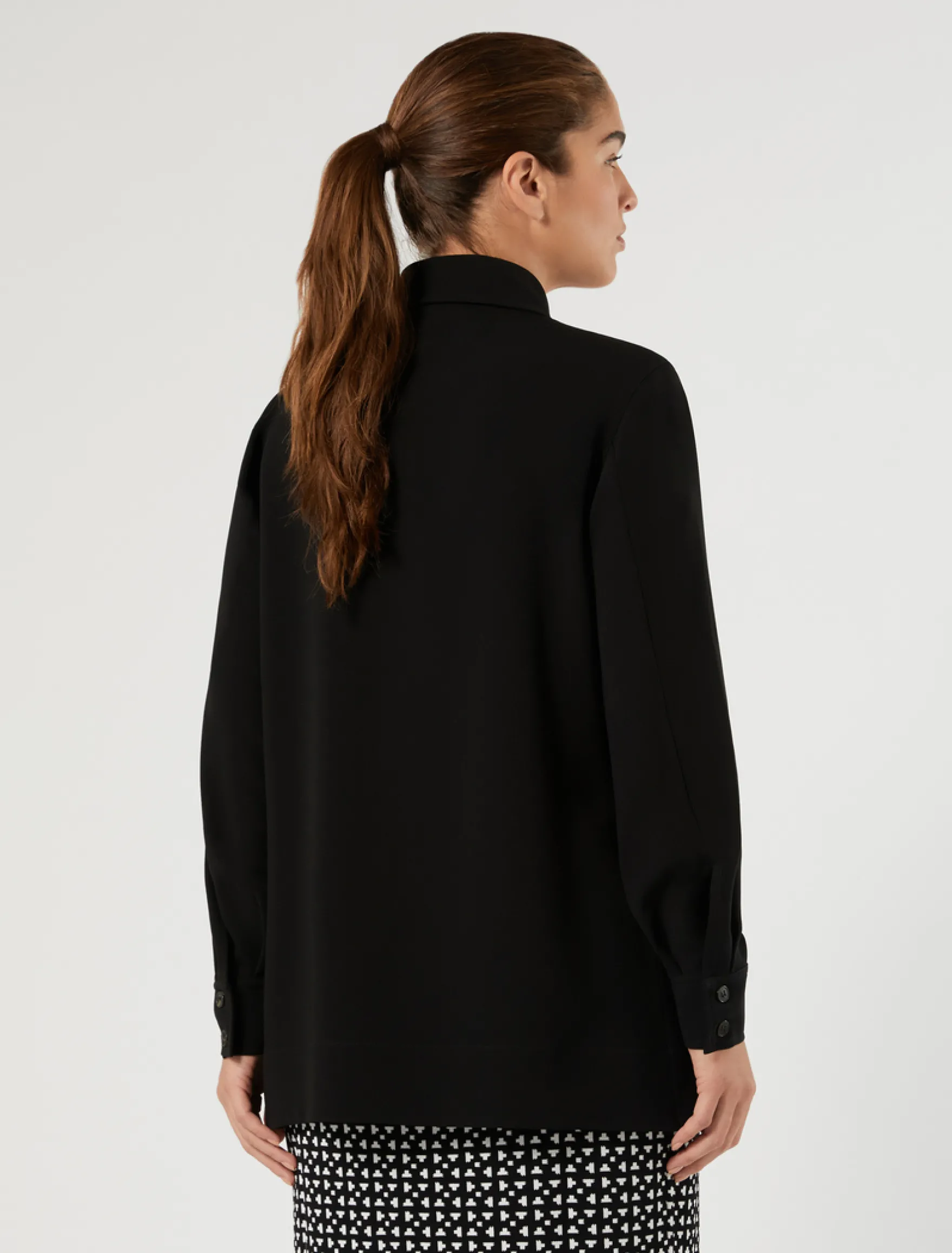Casacca in cady - NERO
