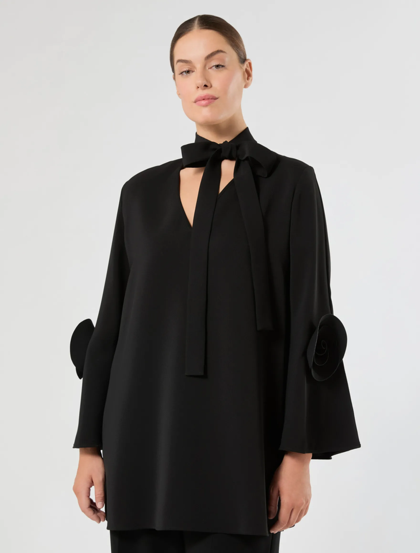 Casacca in cady - NERO