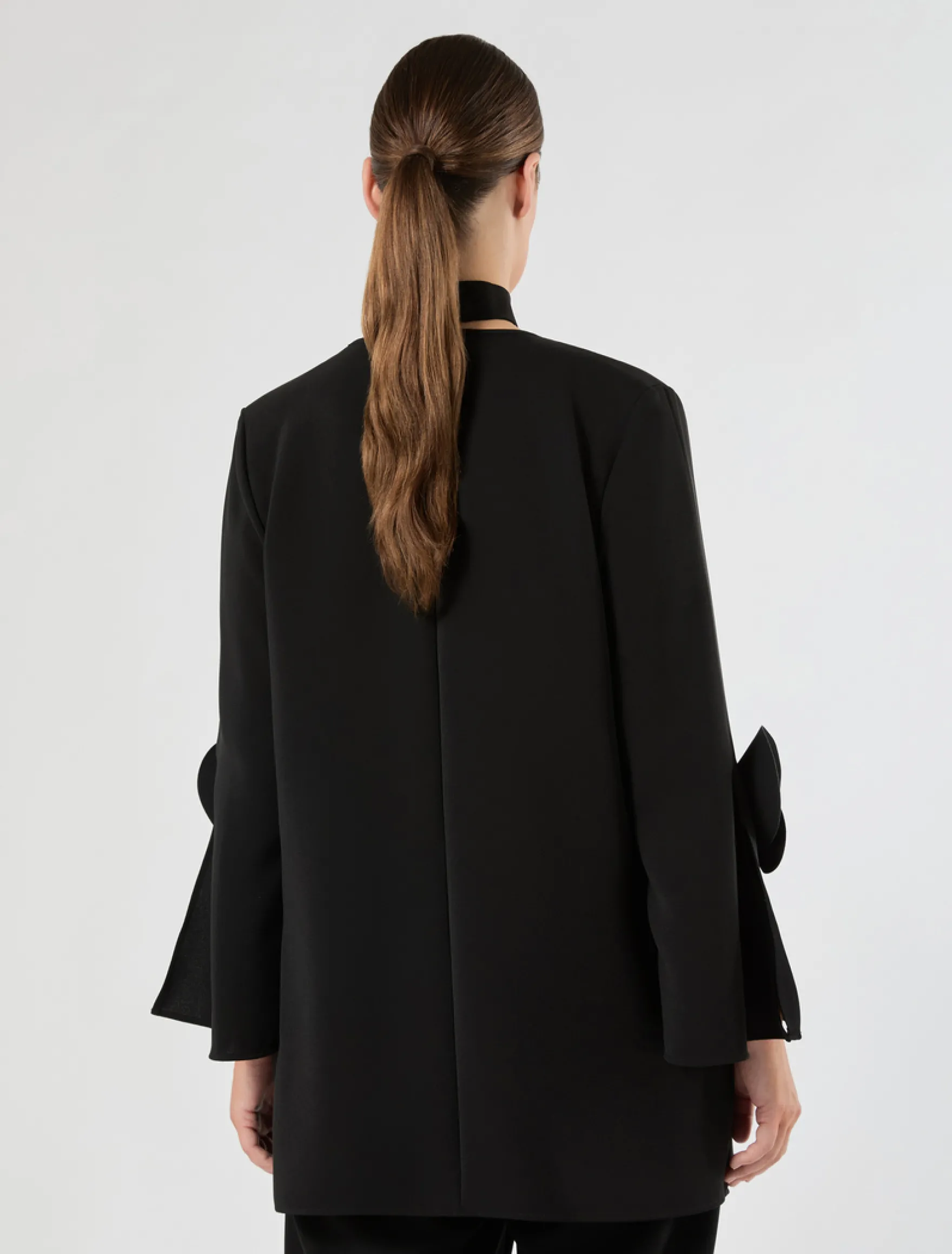Casacca in cady - NERO