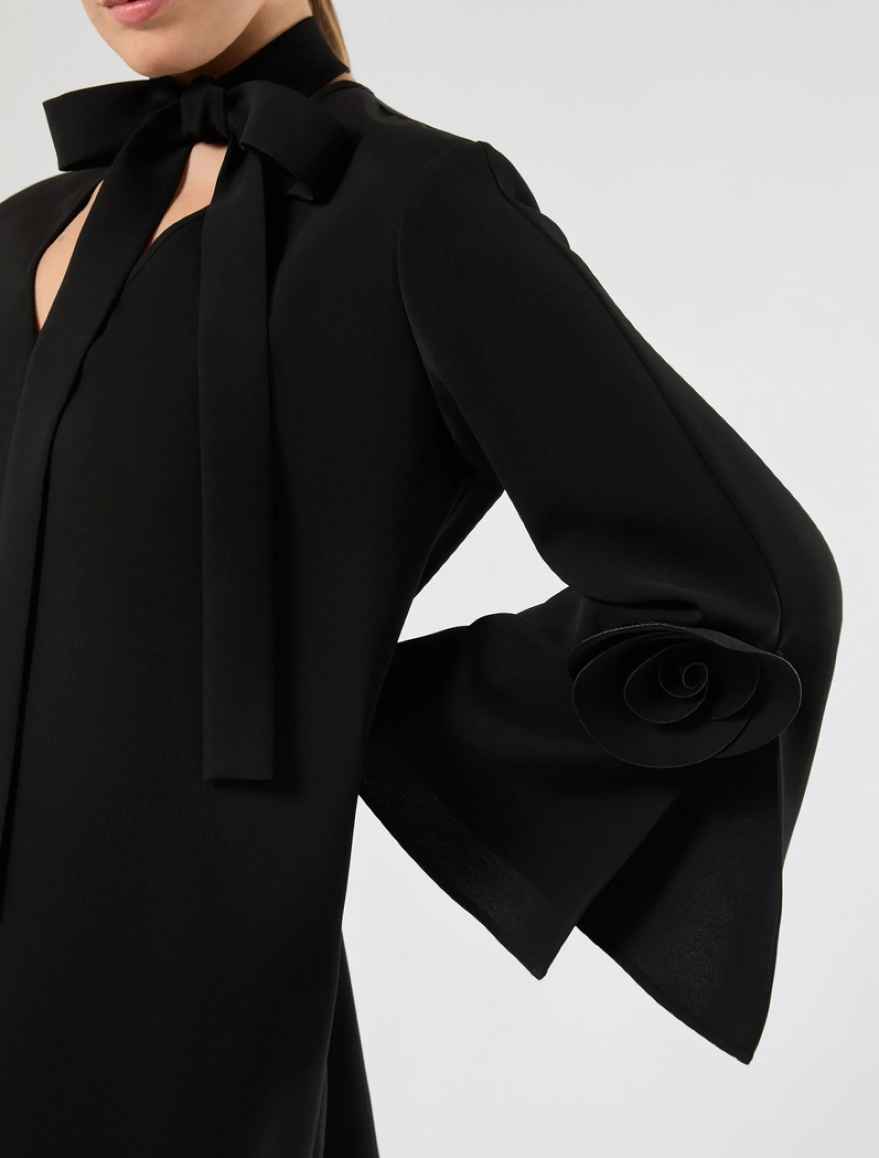 Casacca in cady - NERO