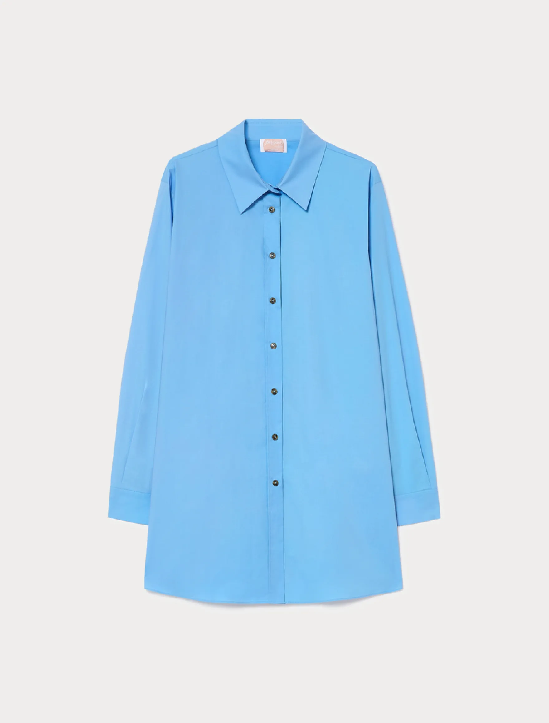 Casacca in cotone - AZZURRO