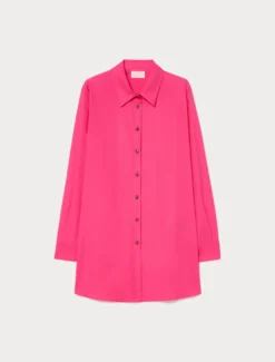 Casacca in cotone - FUXIA