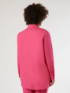 Casacca in cotone - FUXIA