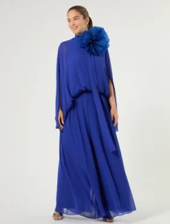 Casacca in crêpe georgette - BLUETTE