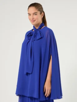 Casacca in crêpe georgette - BLUETTE