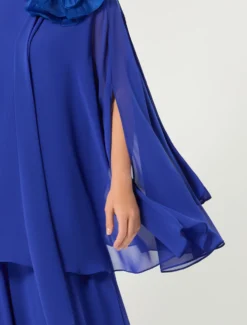 Casacca in crêpe georgette - BLUETTE