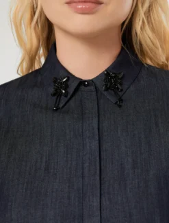 Casacca in denim leggero - BLUE JEANS