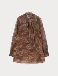 Casacca in georgette - CUOIO