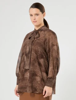Casacca in georgette - CUOIO