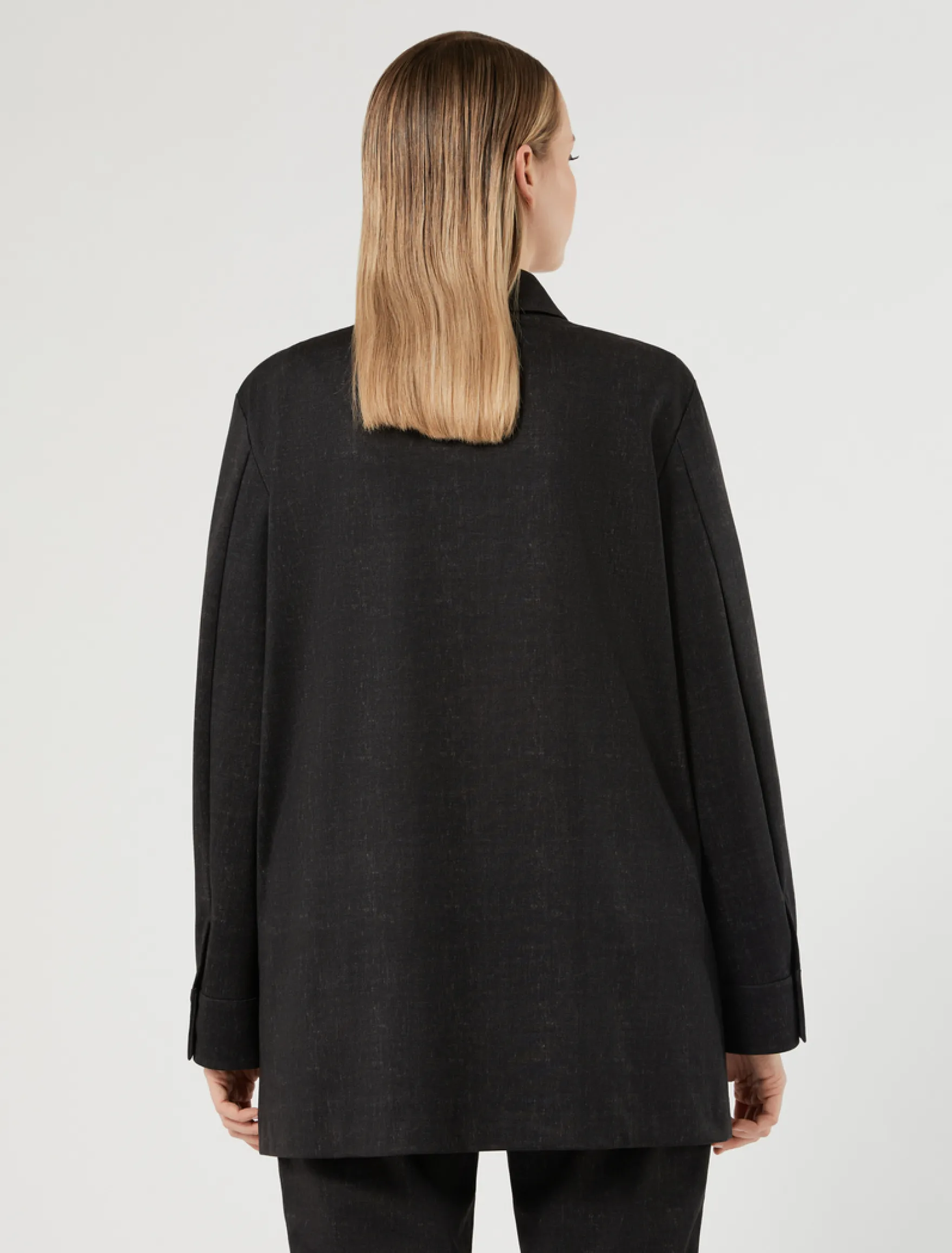 Casacca in jersey - NERO