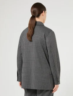 Casacca in jersey - NERO BIANCO