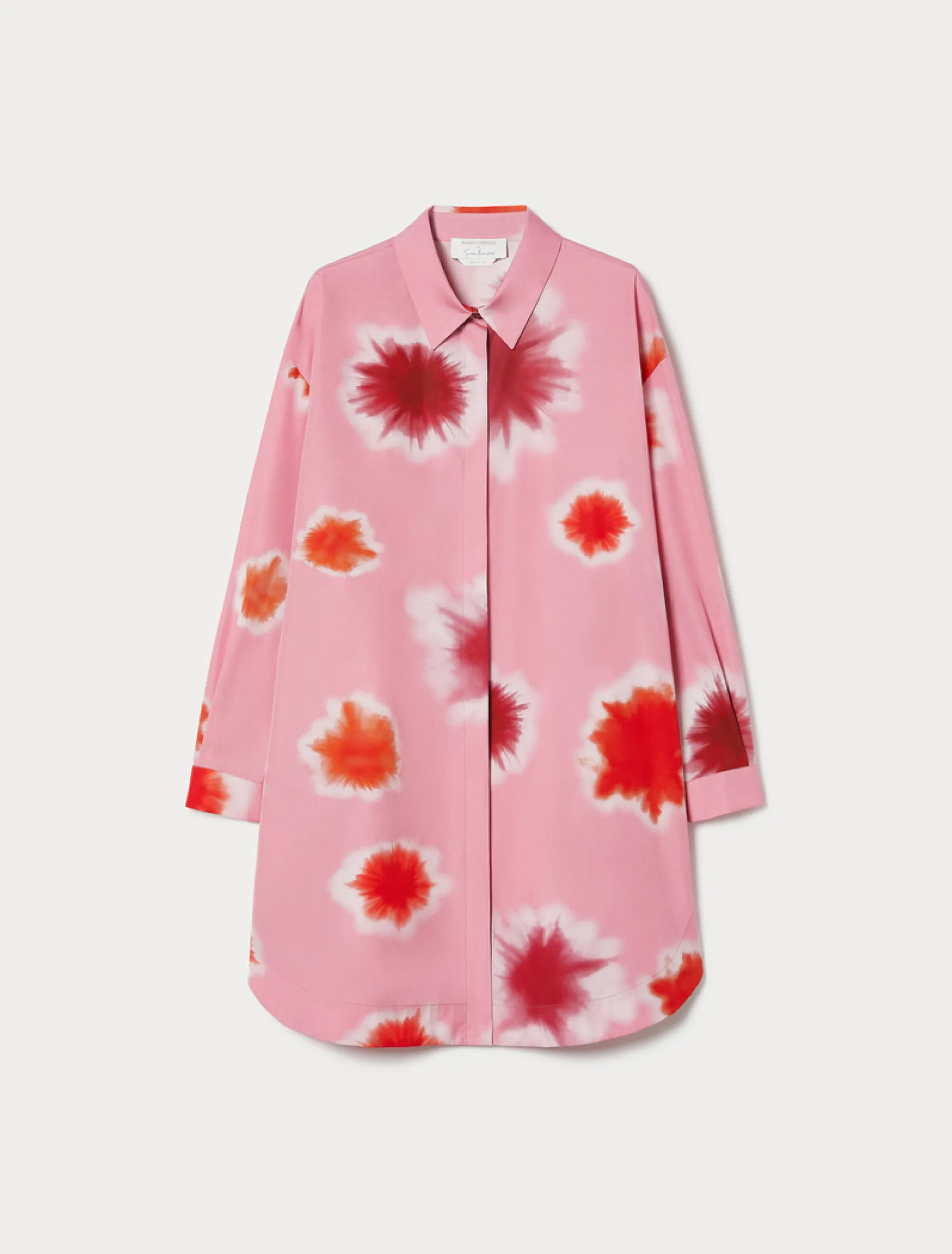 Casacca in popeline di cotone - ROSA