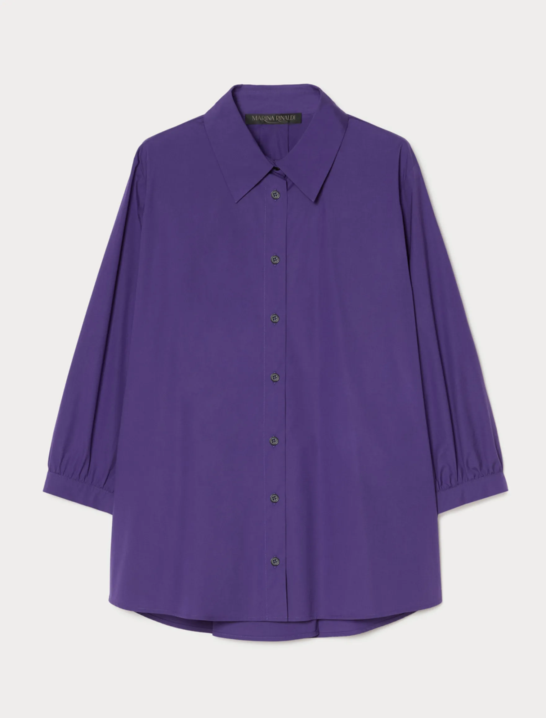 Casacca in popeline di cotone - VIOLA